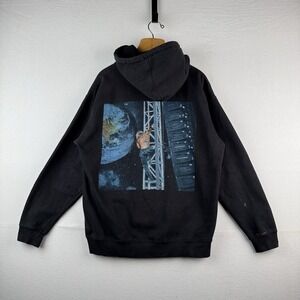 XXXTENTACION Going‎ Down Black Hoodie Tour Concert XL Embroidered *Distressed